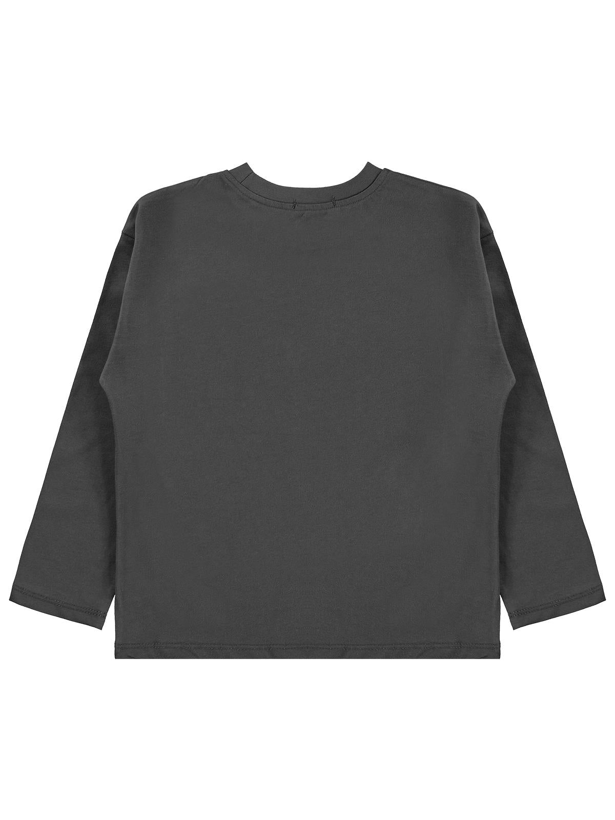 Civil Boys Whatever Baskılı 6-9 Yaş Sweatshirt  - Gri