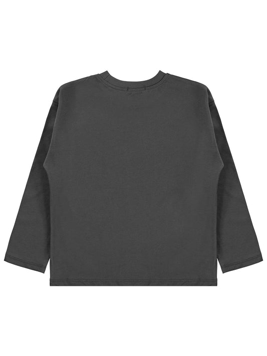 Civil Boys Whatever Baskılı 10-13 Yaş Sweatshirt - Gri