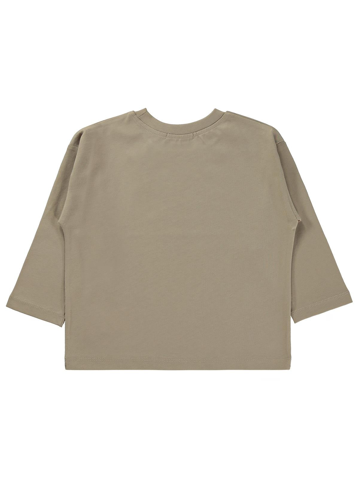 Civil Erkek Çocuk Strong Game Baskılı Sweatshirt Km | Süprem Uzun Kol | Okul Kreş ve Günlük Kullanım - Bej