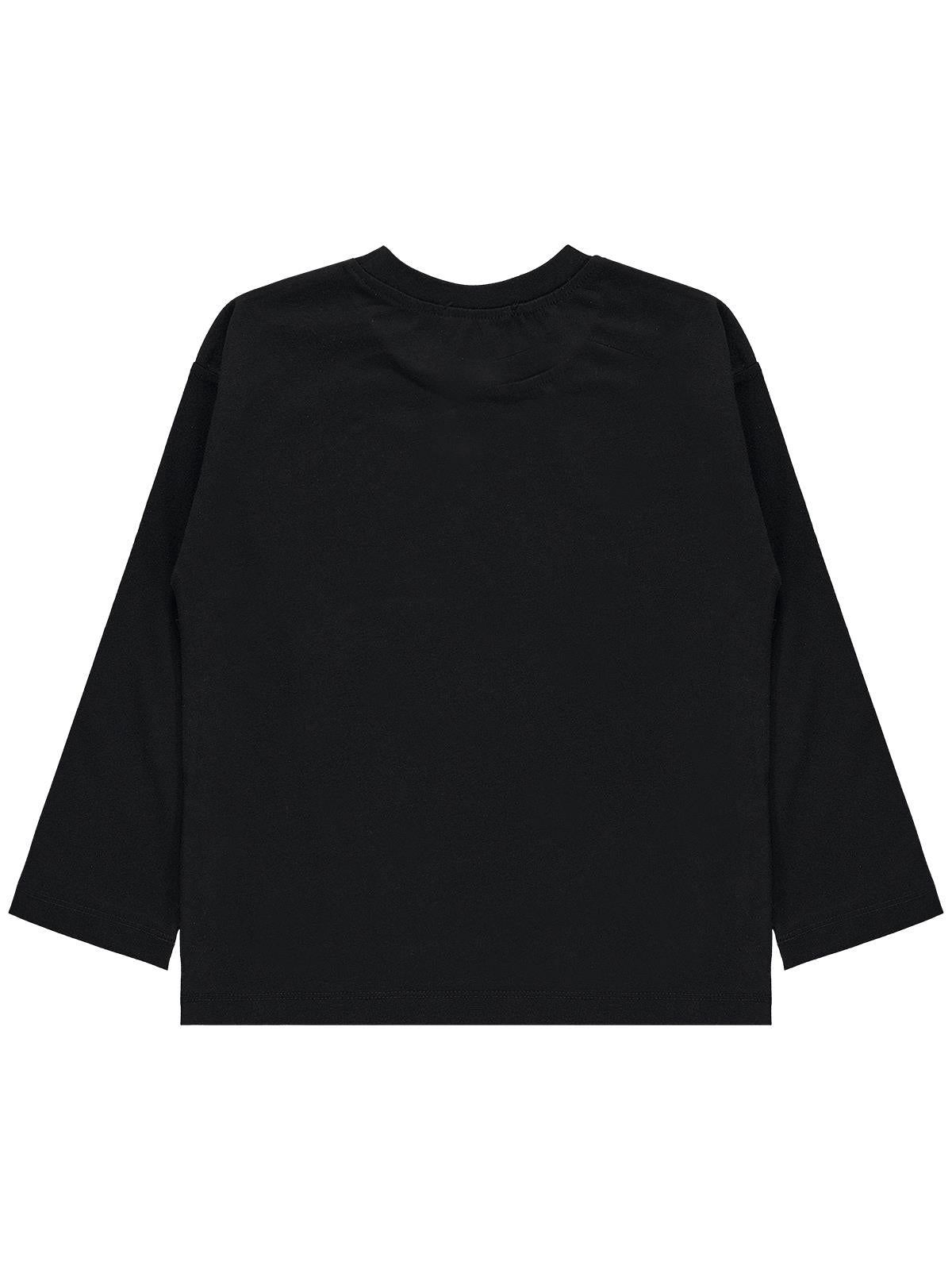 Civil Boys 4489 Baskılı 10-13 Yaş Sweatshirt  - Siyah