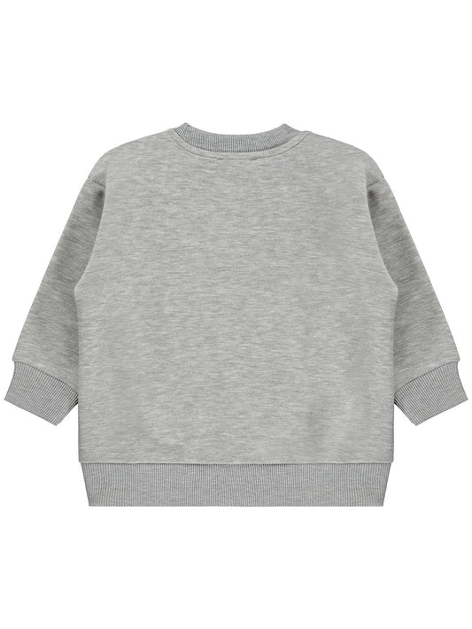 Civil Boys Off-Road Baskılı 2-5 Yaş Sweatshirt - Gri