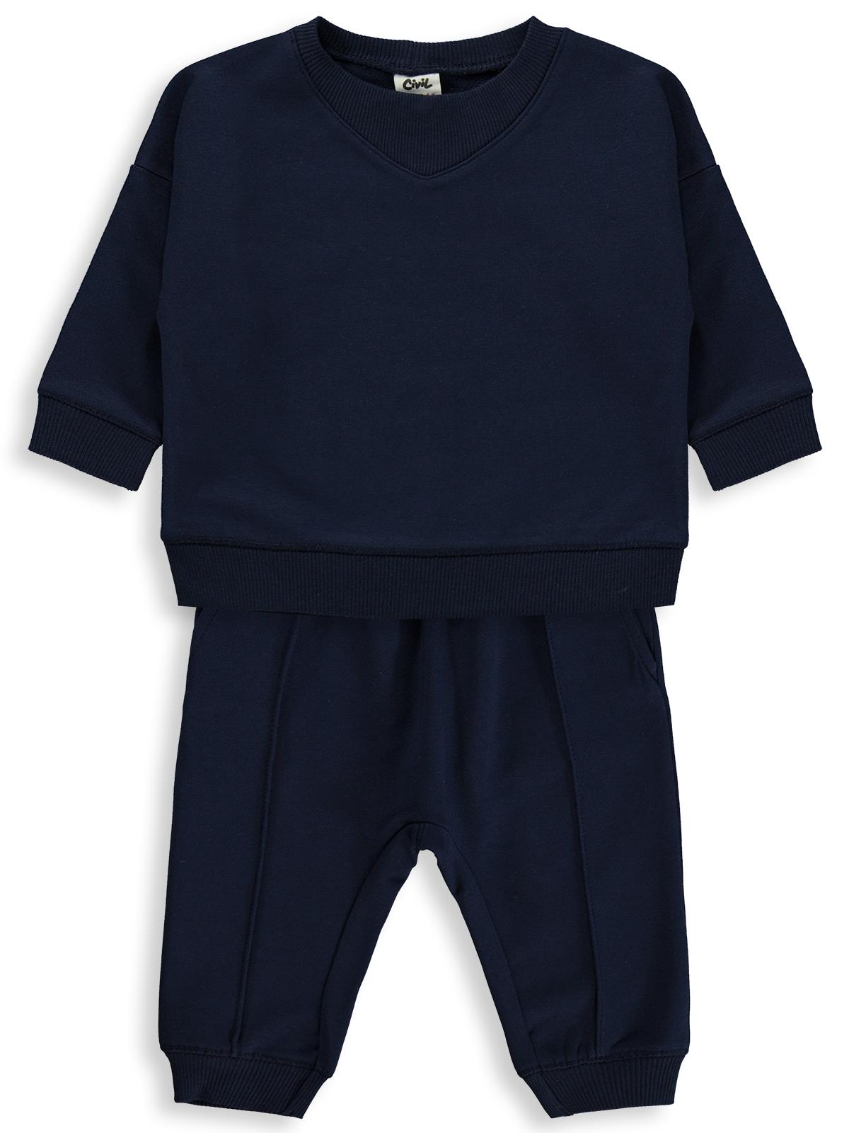 Civil Baby Basic 6-18 Ay Takım - Lacivert