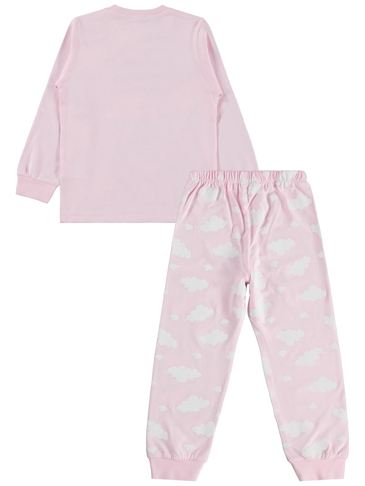 Civil Girls Şato Baskılı 6-9 Yaş Pijama Takımı - Pembe