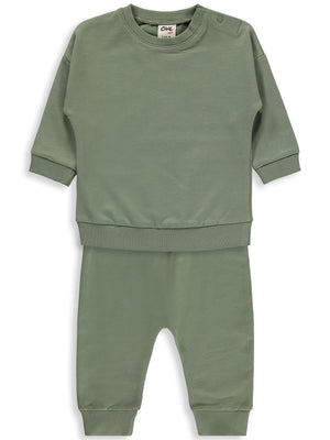 Civil Baby Basic 6-18 Ay Takım - Haki