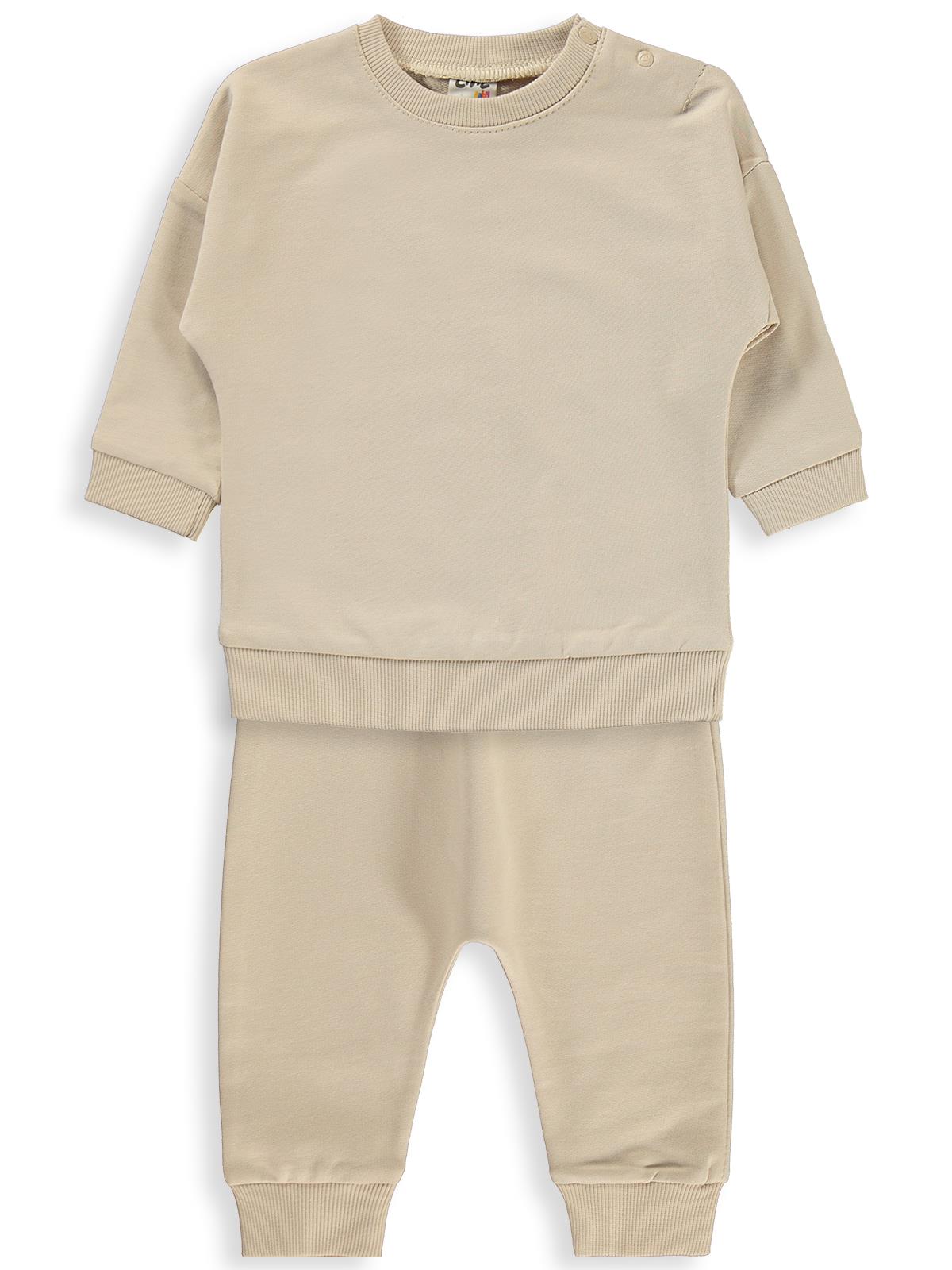 Civil Baby Basic 6-18 Ay Takım - Bej