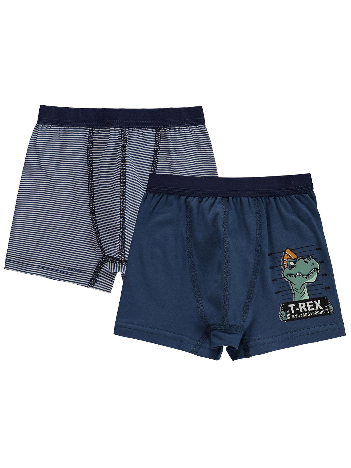 Civil Boys Trex 2-12 Yaş Erkek Çocuk 2'li Boxer