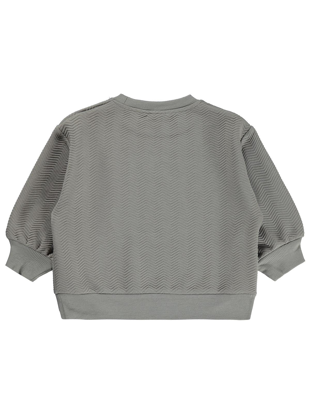 Civil Boys Çizgili 2-5 Yaş Sweatshirt - Gri
