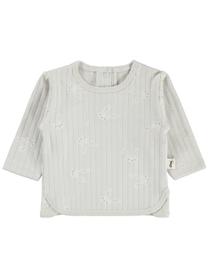 Civil Baby Tavşan Empirme 3-18 Ay Sweatshirt - Gri
