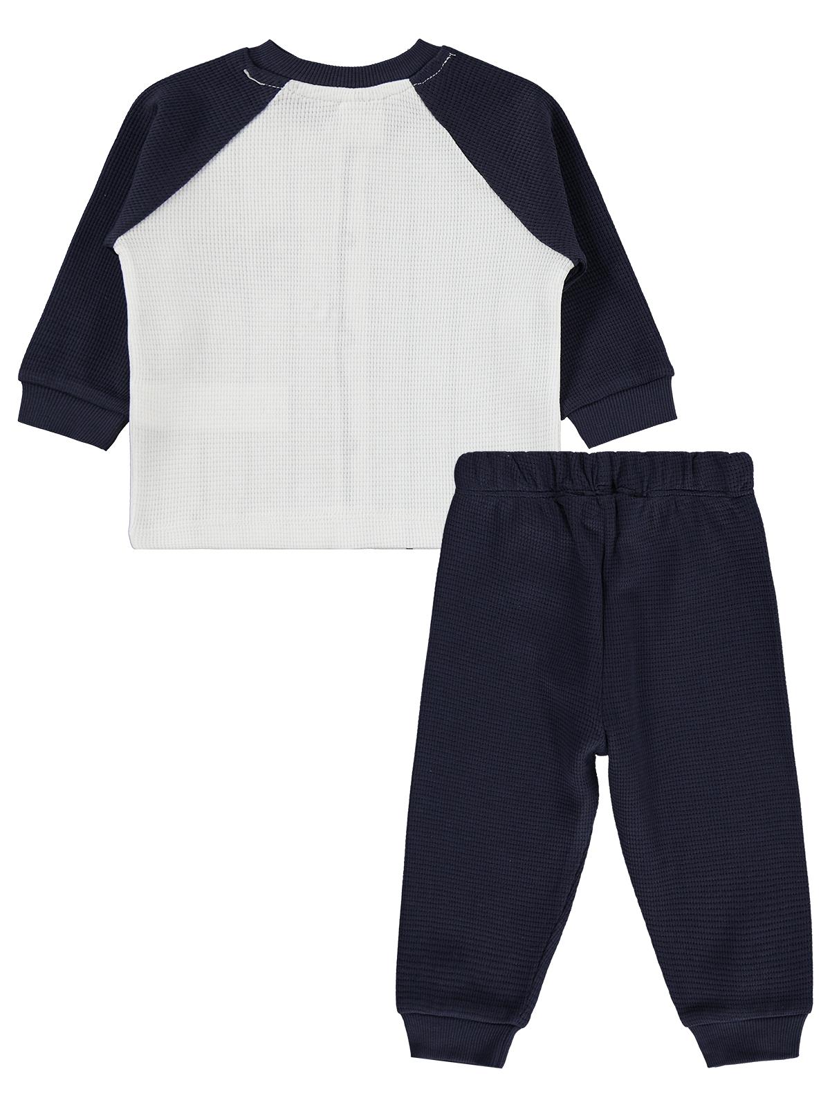 Civil Baby 86 Baskılı 6-18 Ay Pijama Takımı - Lacivert
