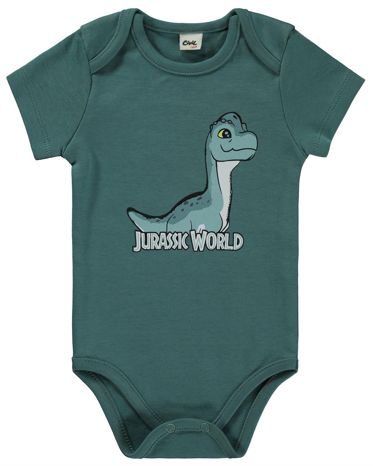 Jurassic World 6-18 Aylık Çıtçıtlı Badi - Yeşil
