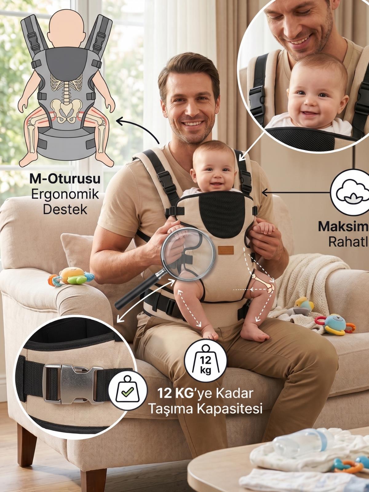 Babymol Quatros Kanguru - Bej