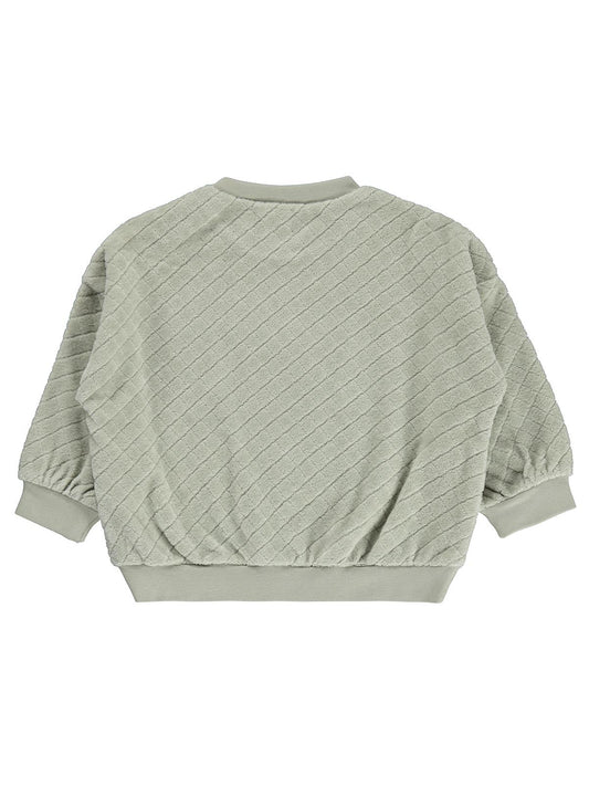 Civil Baby Ayıcık Nakışlı 3-18 Ay Sweatshirt - Haki