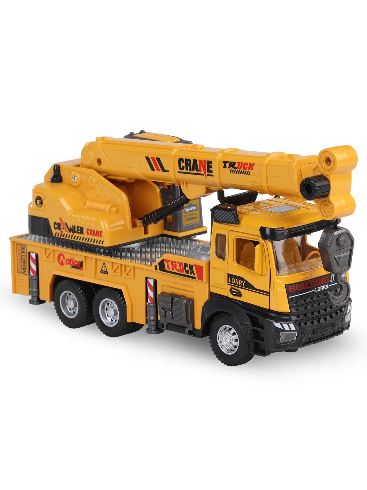 Vardem Cek Bırak 1:28 Seslı Ve Işıklı İş Makinası - Sarı
