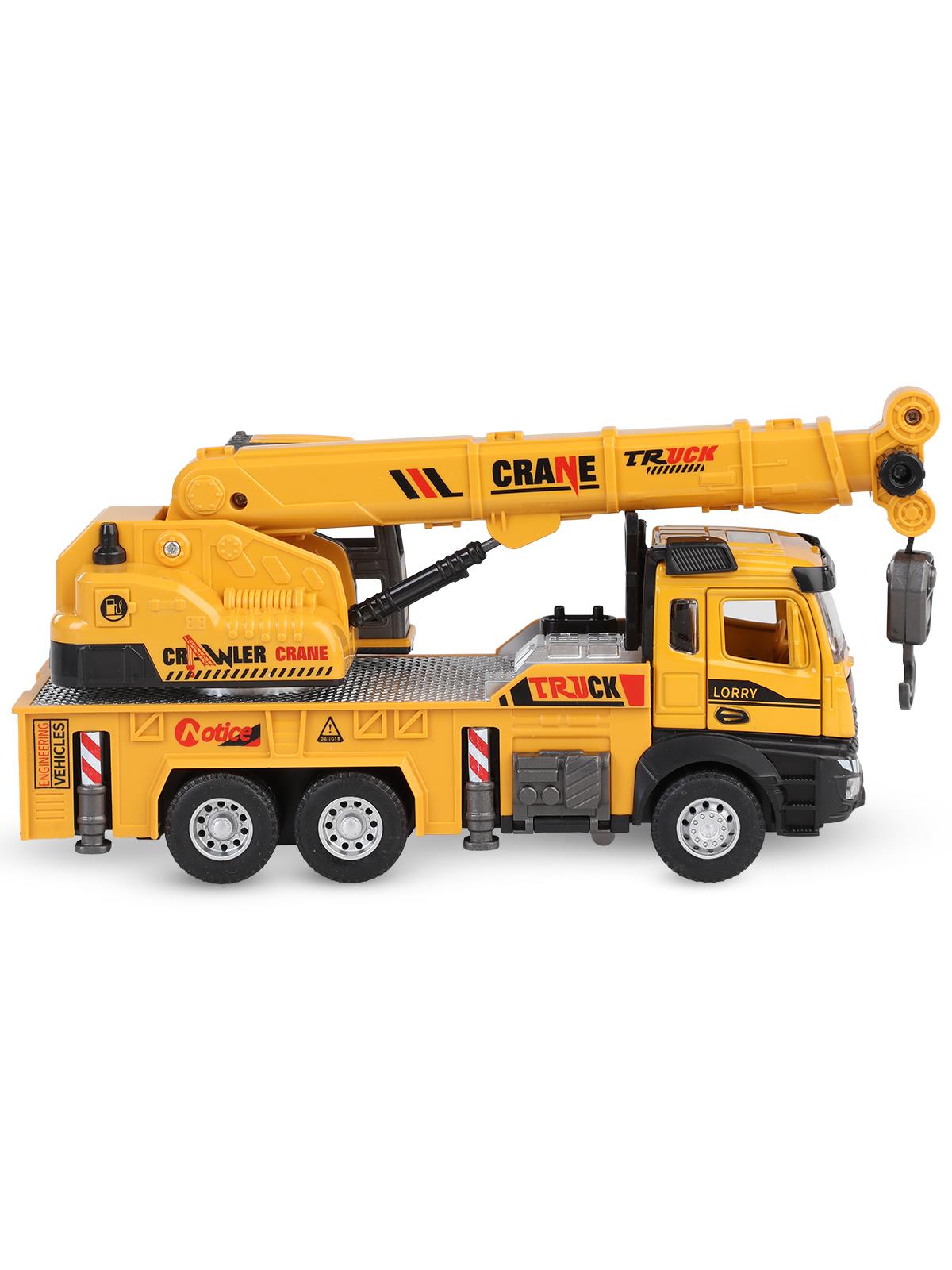 Vardem Cek Bırak 1:28 Seslı Ve Işıklı İş Makinası - Sarı