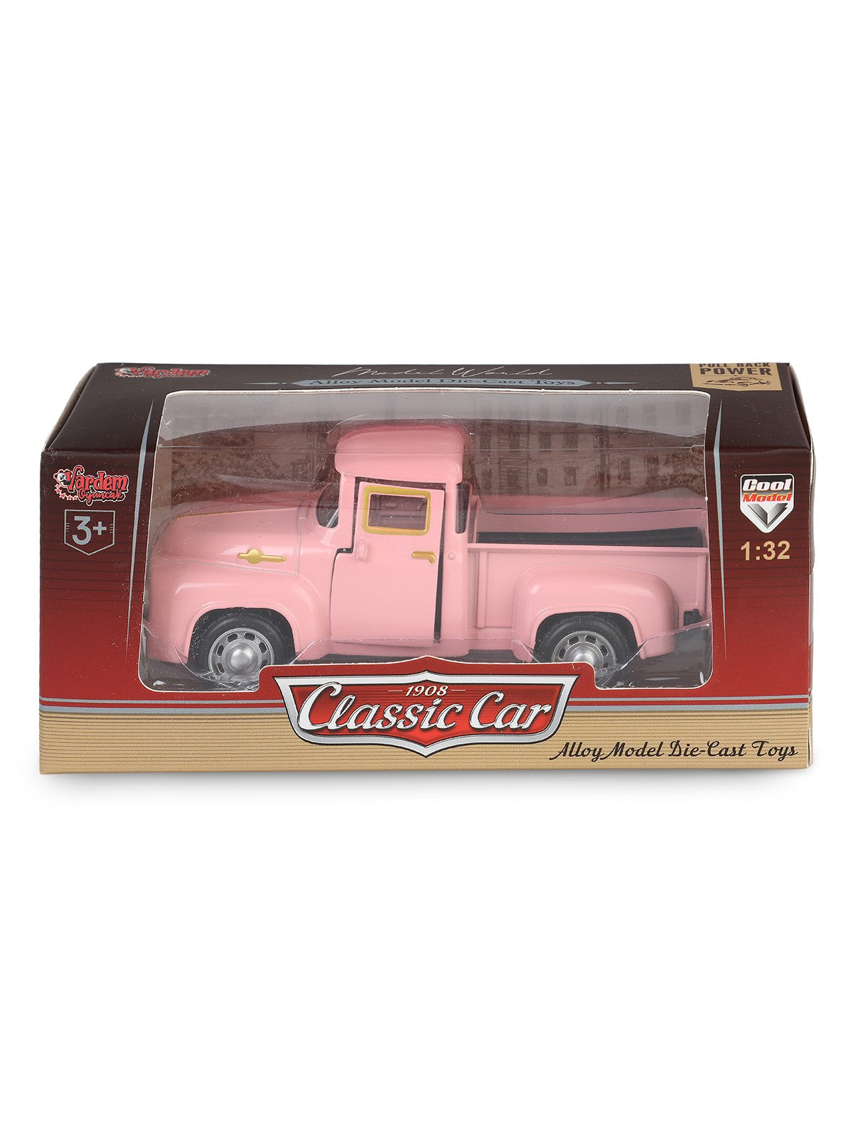 Vardem Kut. Cb 1:32 Klasık Araba  - Pembe