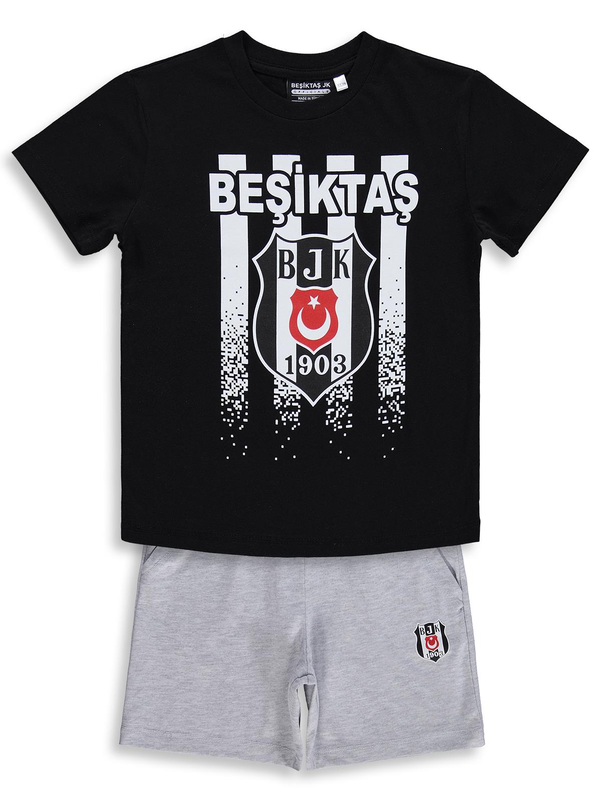 Civil Boys Beşiktaş Çizgili 3-13 Yaş Takım - Siyah