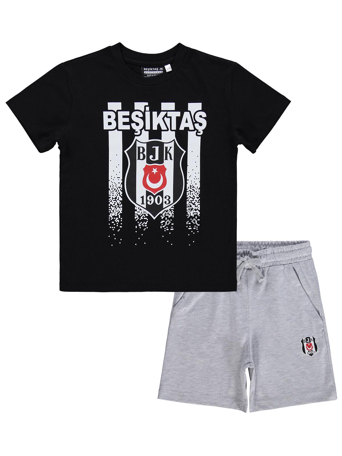 Civil Boys Beşiktaş Çizgili 3-13 Yaş Takım - Siyah