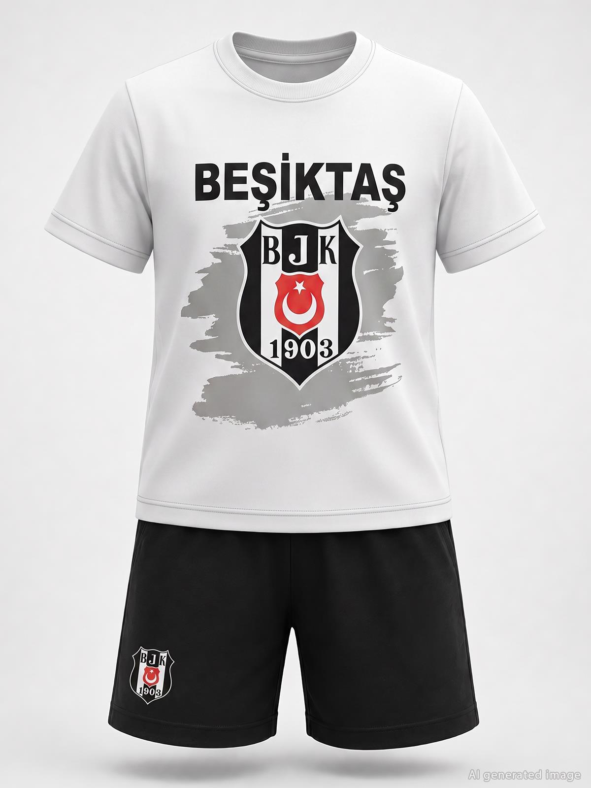 Civil Boys Beşiktaş BJK Armalı 3-13 Yaş Takım - Beyaz