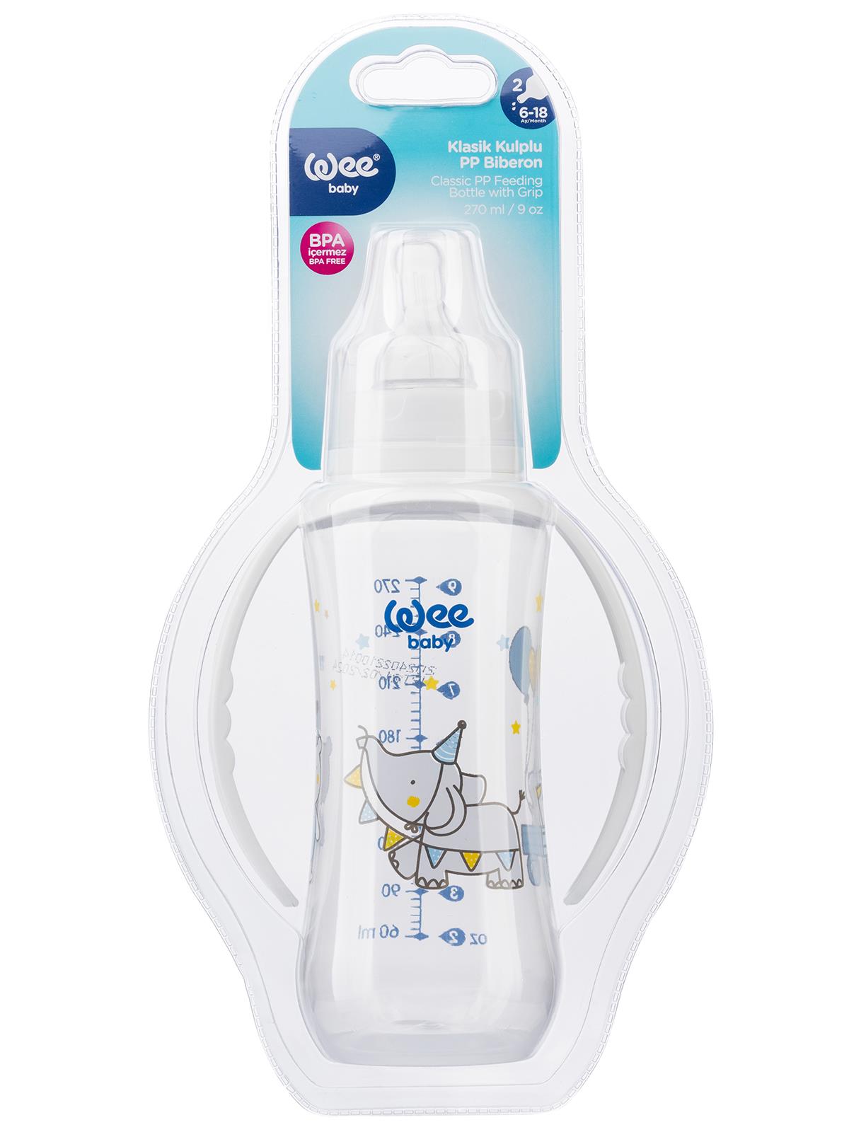 Wee Baby Pp Kulplu 270 Ml Bıberon - Beyaz