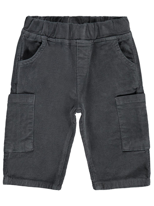 Civil Baby Cepli Kadife 6-18 Ay Pantolon - Gri