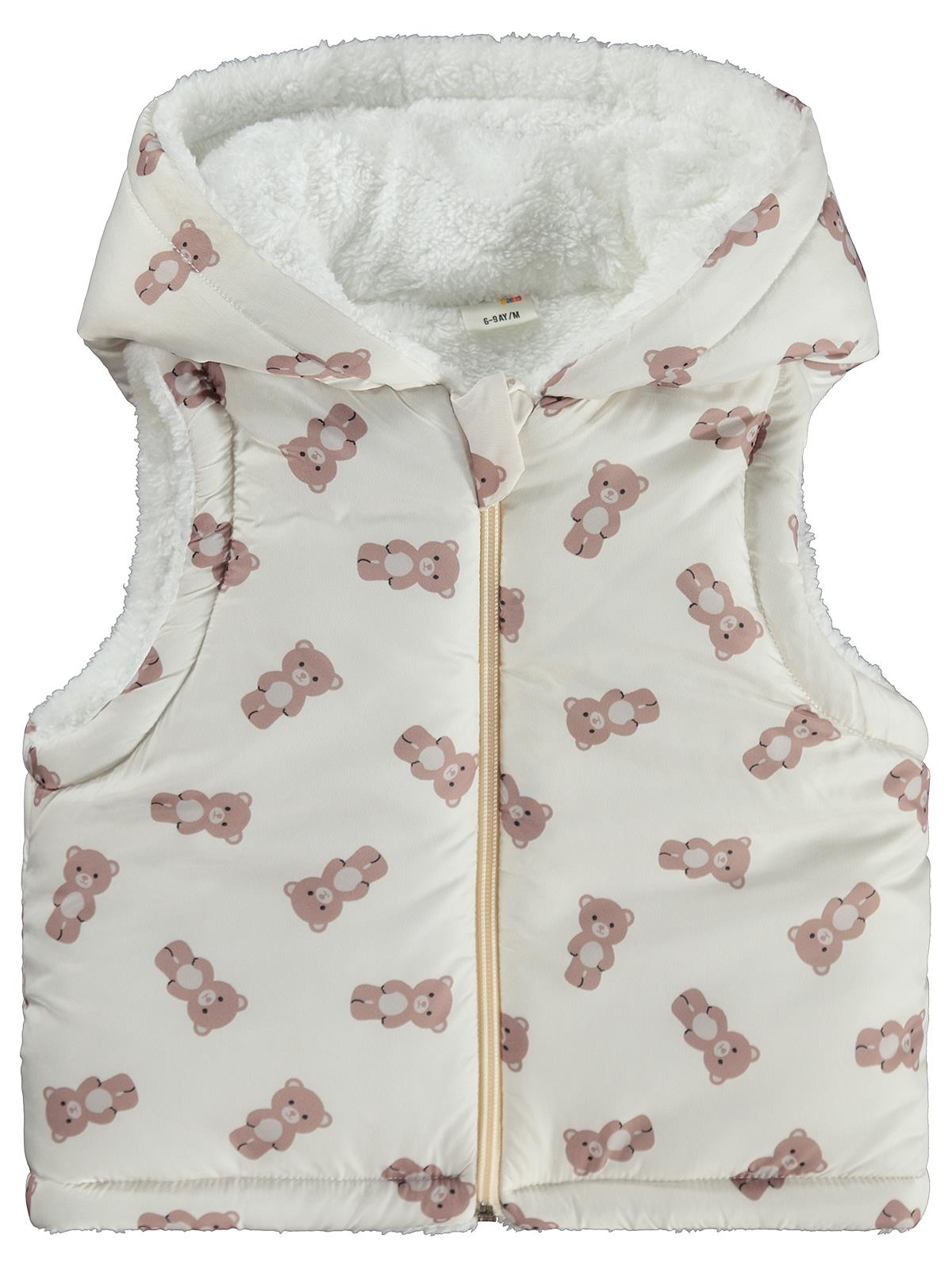 Civil Baby Bebek Ayı Empirme 6-18 Ay Yelek - Bej