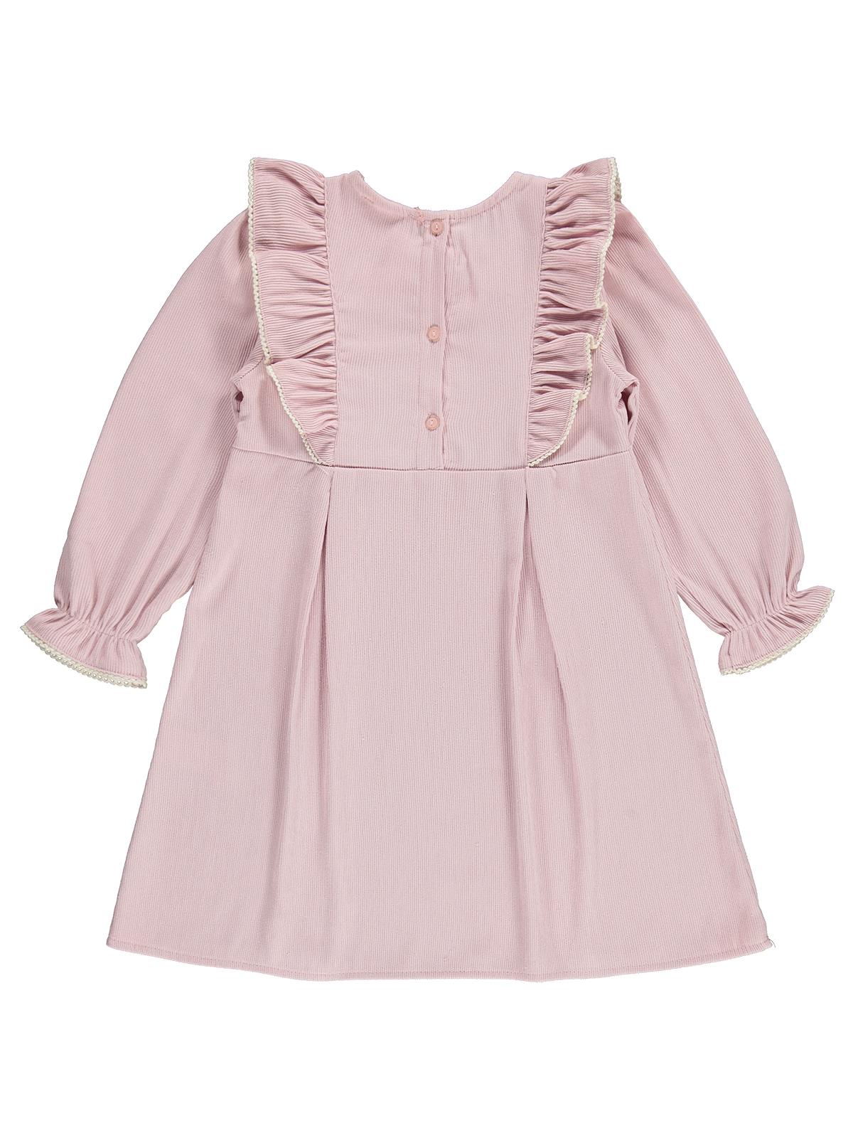 Civil Girls Fiyonklu 6-9 Yaş Elbise - Pembe