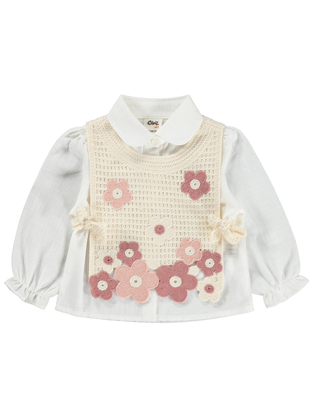Civil Baby Süzene Süveter 3 lü 6-18 Ay Takım - Bej