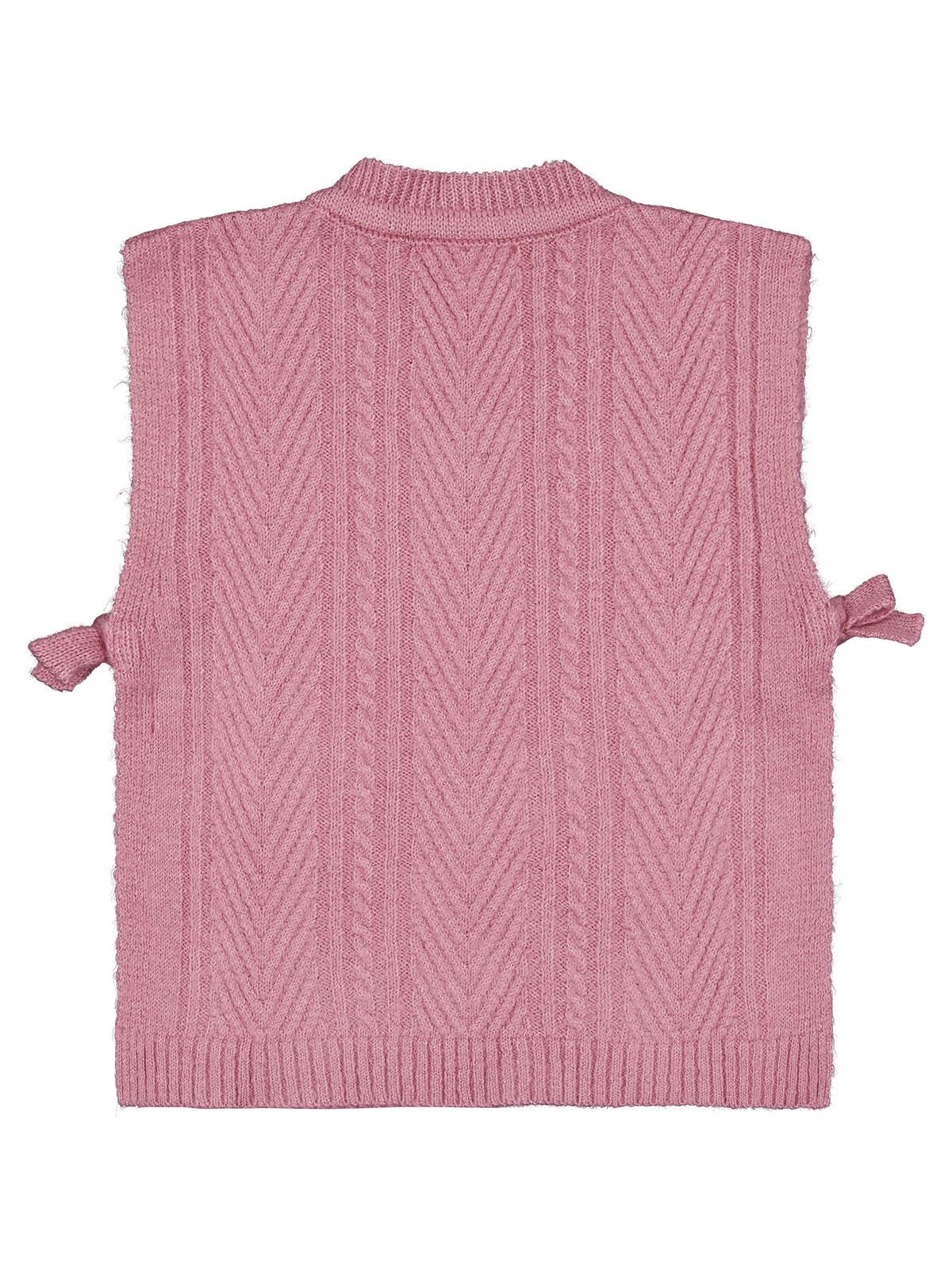 Civil Girls Bağlamalı 6-9 Yaş Süveter - Pembe