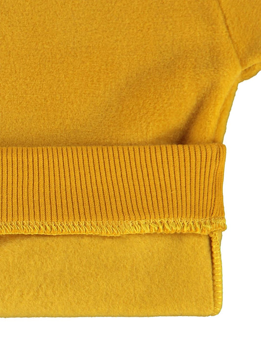 Civil Erkek Çocuk Trex Baskılı Sweatshirt | Polar Uzun Kol | Okul Kreş ve Günlük Kullanım - Hardal