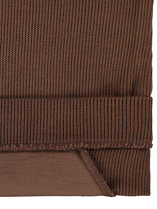 Civil Erkek Çocuk Parçalı Sweatshirt | Selanik Uzun Kol Bisiklet Yaka | Okul Kreş ve Günlük Kullanım - Kahverengi