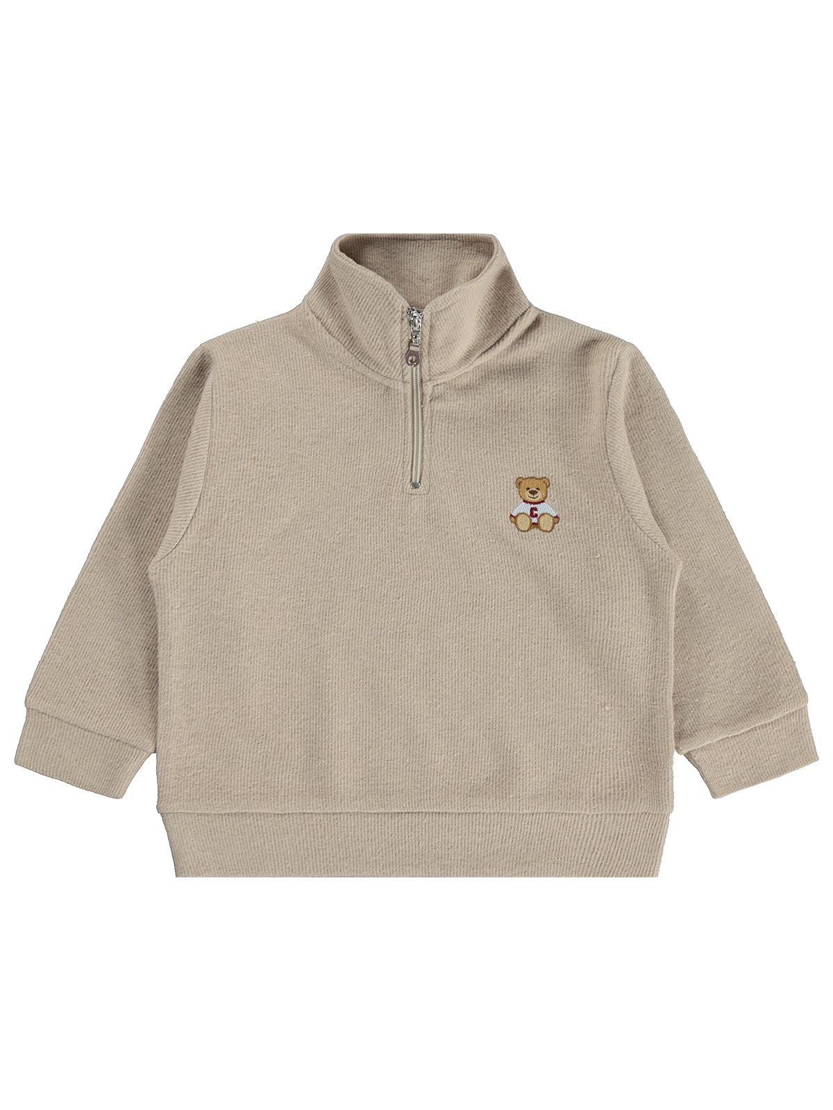 Civil Boys Chill Day Baskılı 2-5 Yaş Sweatshirt - Bej