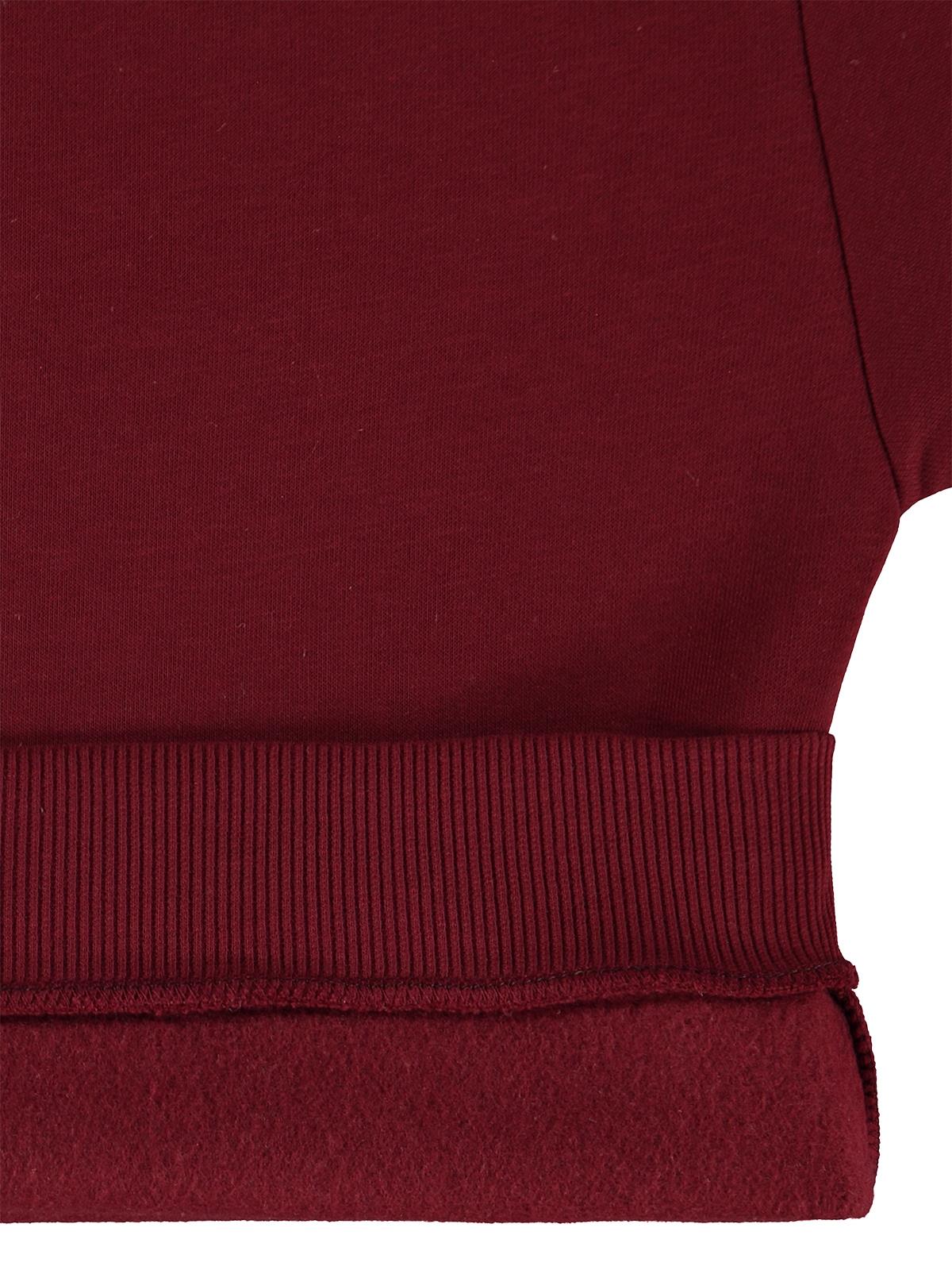 Civil Boys 1996 Ayı Nakışlı 10-13 Yaş Sweatshirt - Bordo