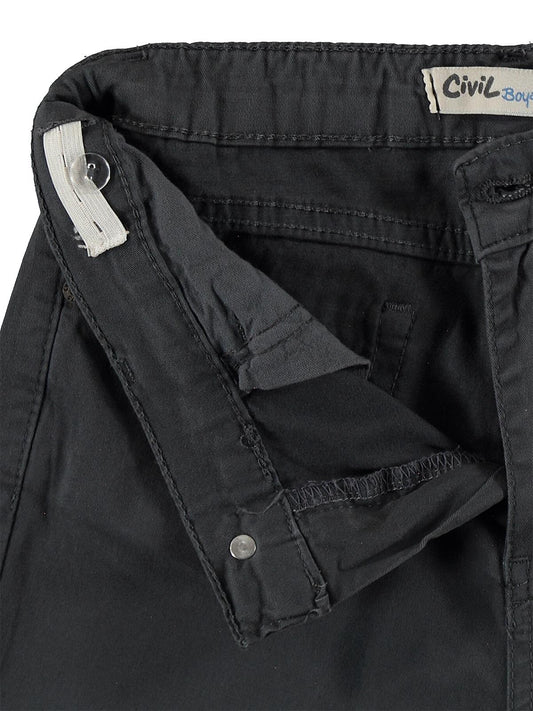 Civil Boys Erkek Çocuk Basic Pantolon | Kot | Okul Kreş ve Günlük Kullanım - Gri