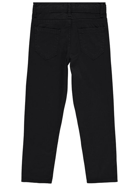 Civil Boys Erkek Çocuk Basic Pantolon | Kot | Okul Kreş ve Günlük Kullanım - Siyah