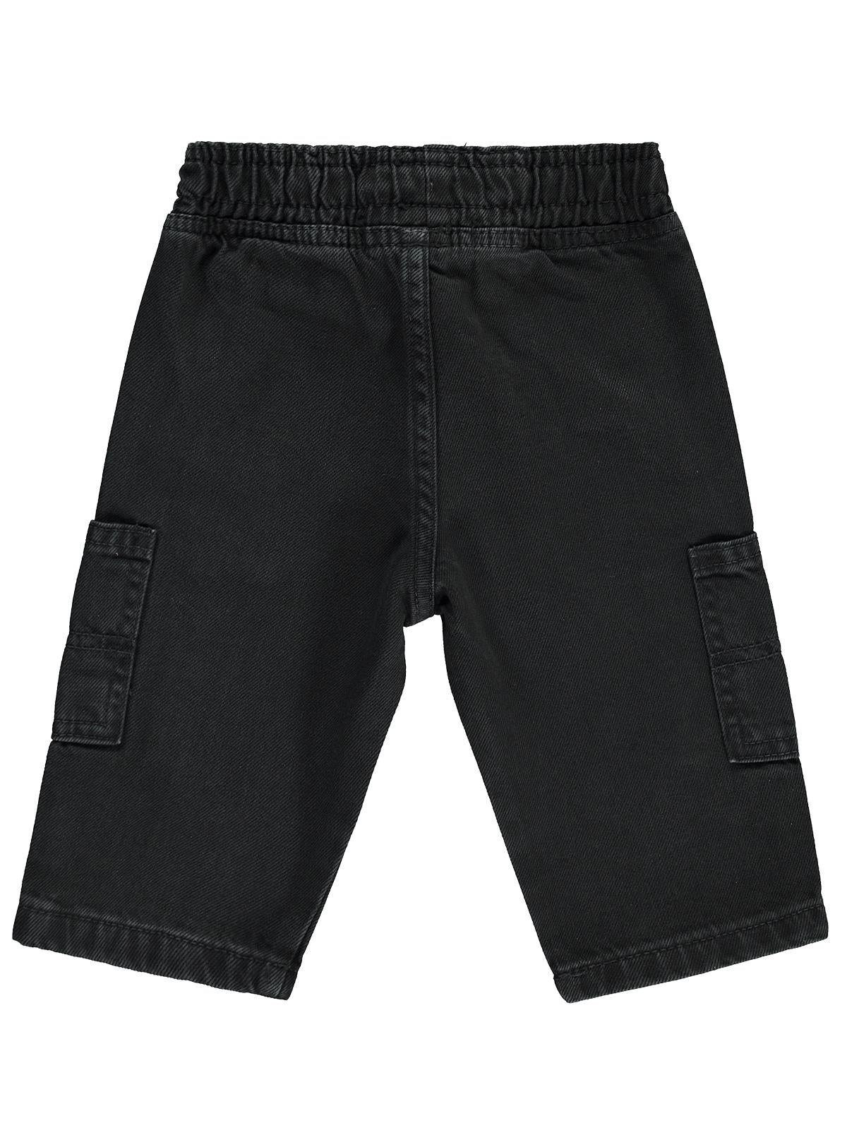 Civil Baby Kargo Cepli Örme 6-18 Ay Pantolon  - Gri