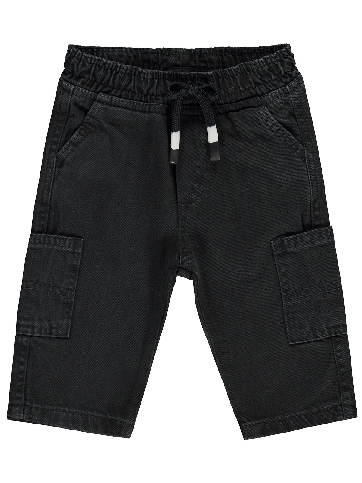 Civil Baby Kargo Cepli Örme 6-18 Ay Pantolon  - Gri