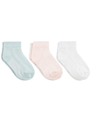 Civil Girls Basic Soft 3'lü 3-11 Yaş Kız Çocuk Patik Çorap