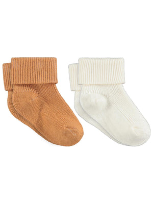 Civil Baby Basic Kıvrık 2'li 6- Bebek Erkek Çorap Set