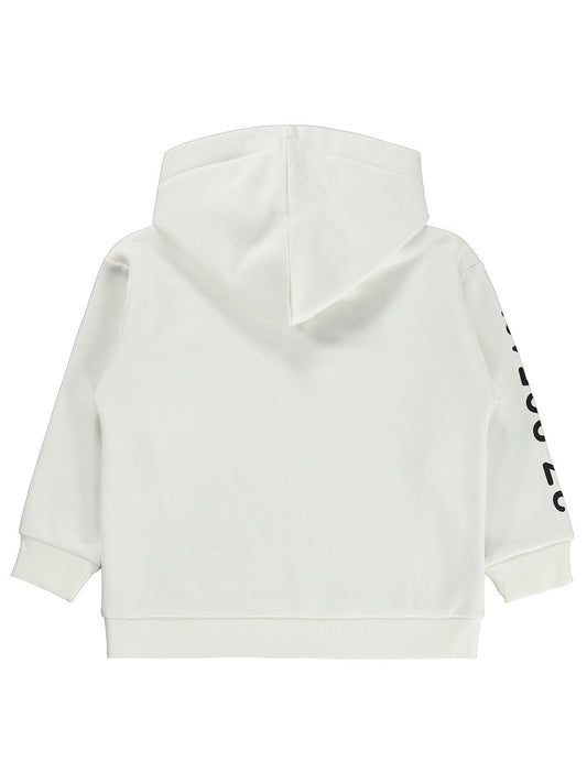 Civil Boys Armalı Lıttle Baskılı 6-9 Yaş Sweatshirt - Ekru