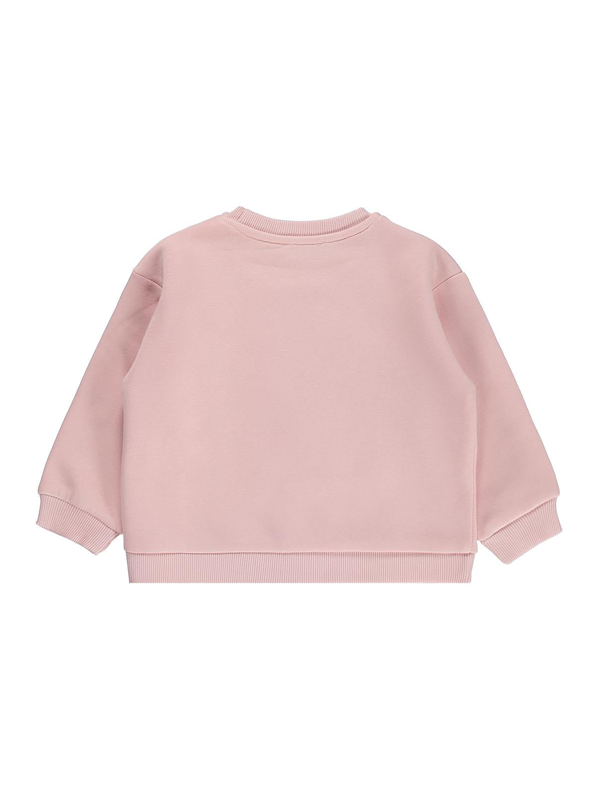 Civil Girls Tavşan Nakışlı 2-5 Yaş Sweatshirt - Pembe