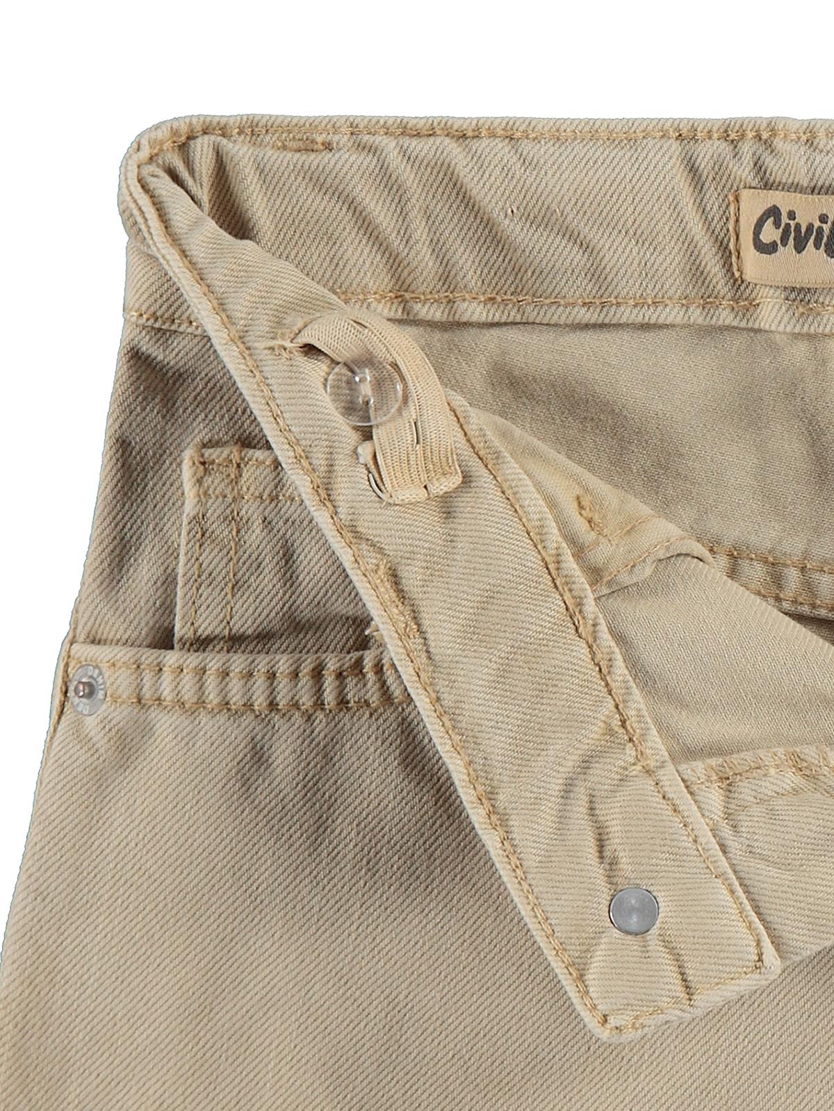 Civil Boys Baggy Kalıp 6-9 Yaş Pantolon - Bej