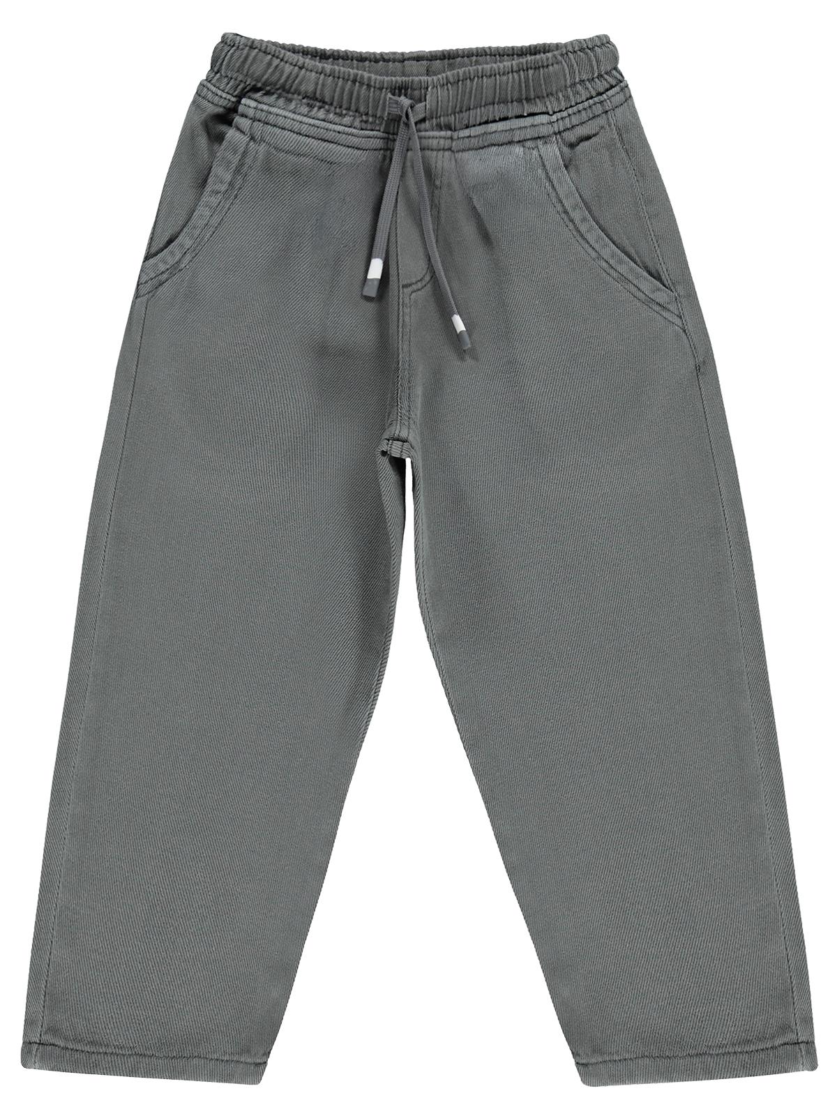 Civil Boys Önü Bağcıklı 6-9 Yaş Pantolon - Gri