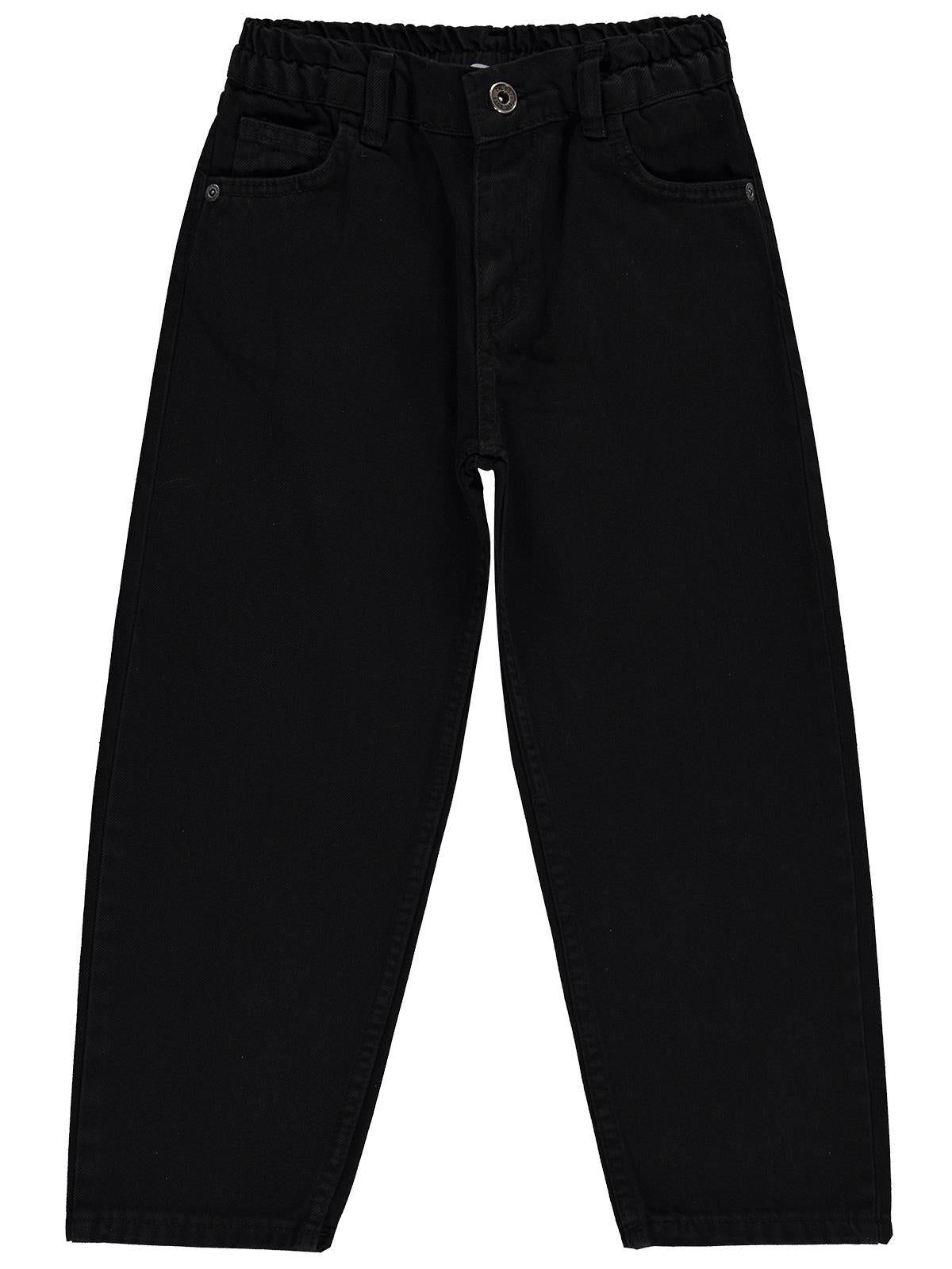Civil Boys Beli Lastikli 6-9 Yaş Pantolon - Siyah