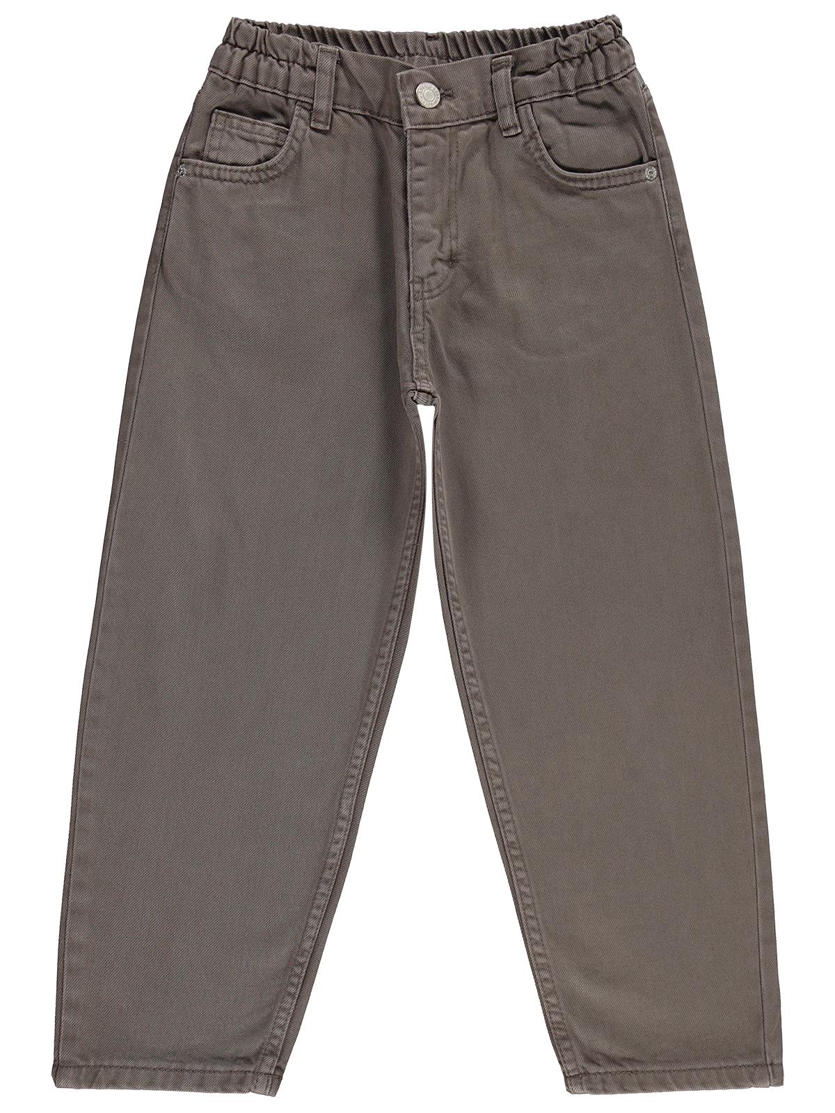 Civil Boys Beli Lastikli 10-13 Yaş Pantolon - Kahve