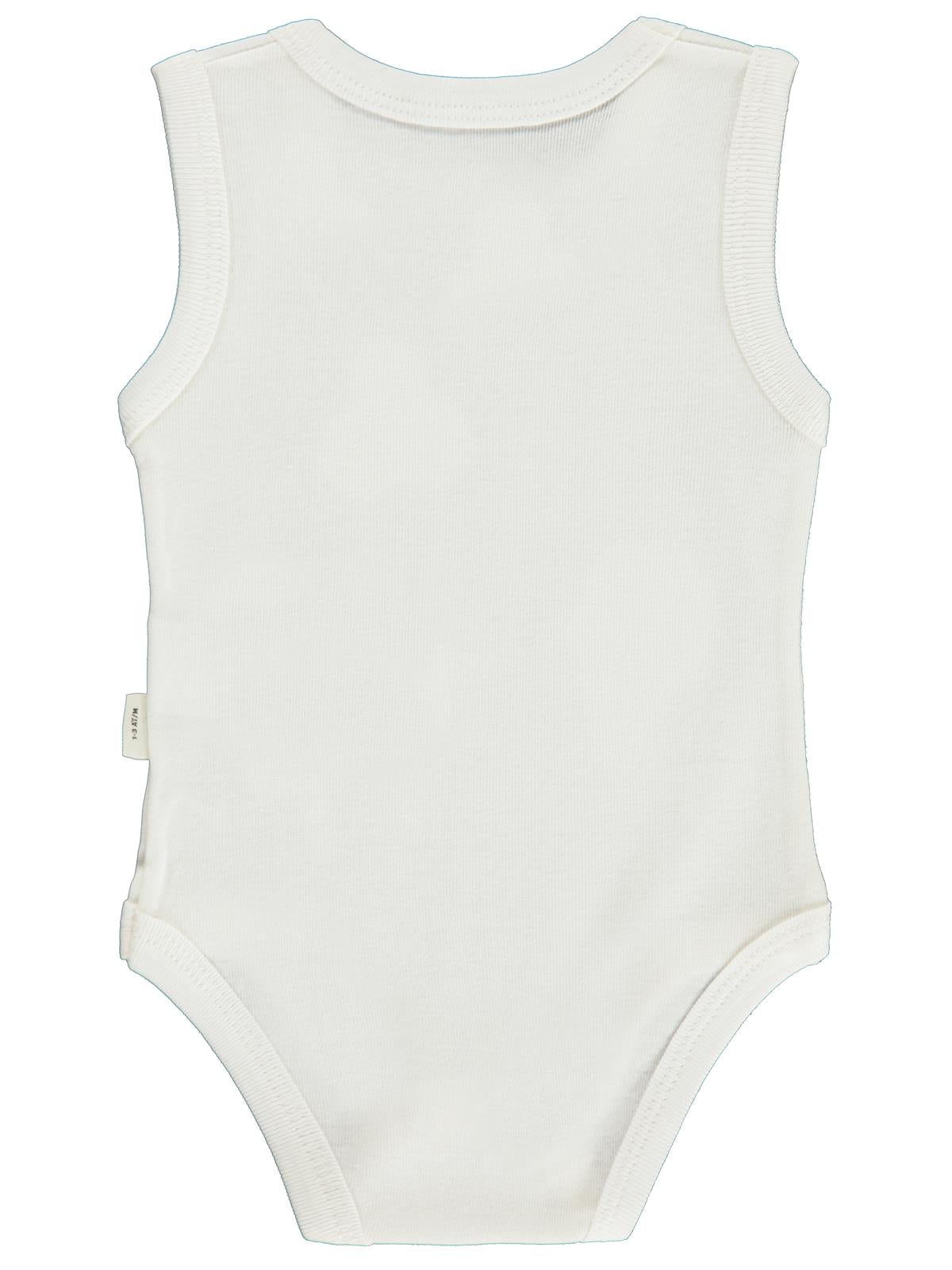 Civil Baby Dondurma Baskılı 1-36 Yaş Çıtçıtlı Badi - Bej