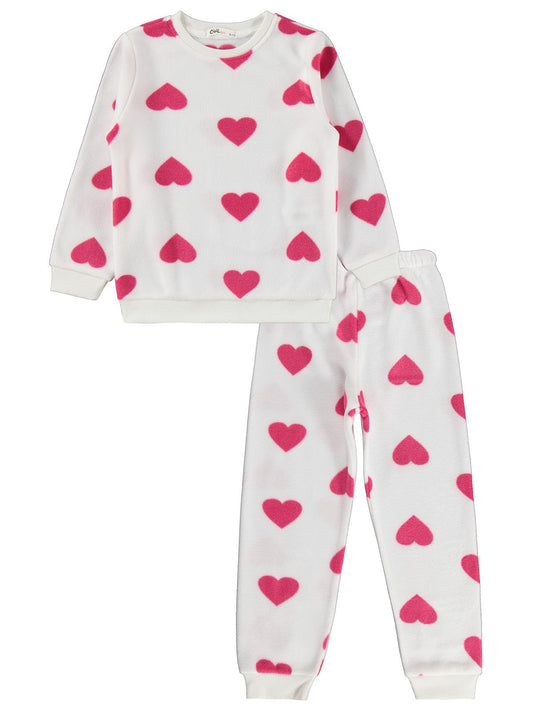 Civil Girls Kalpli 10-13 Yaş Pijama Takımı - Ekru