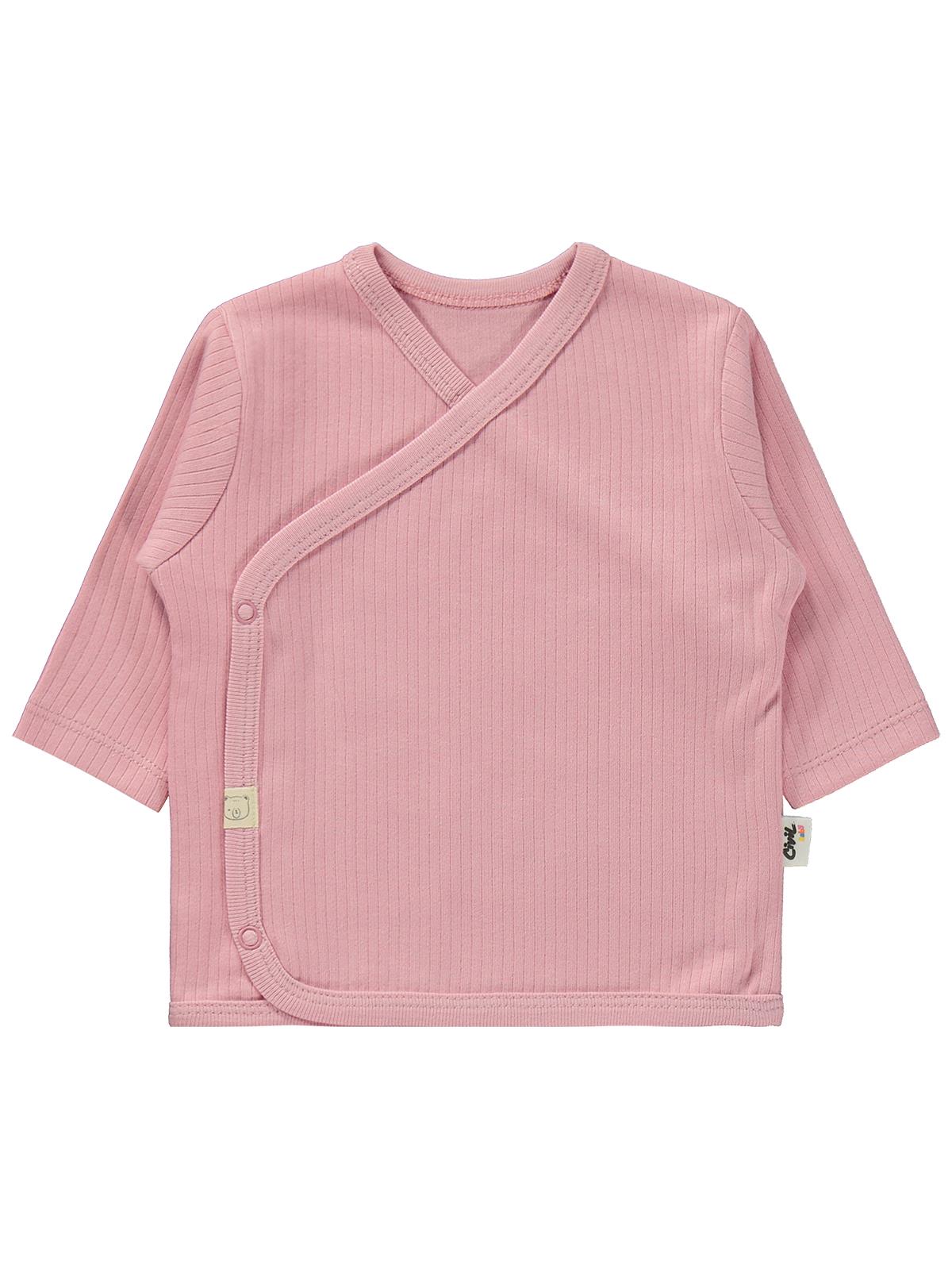 Civil Baby Basic 3lü 0-1 Ay Zıbın Takımları - Pembe