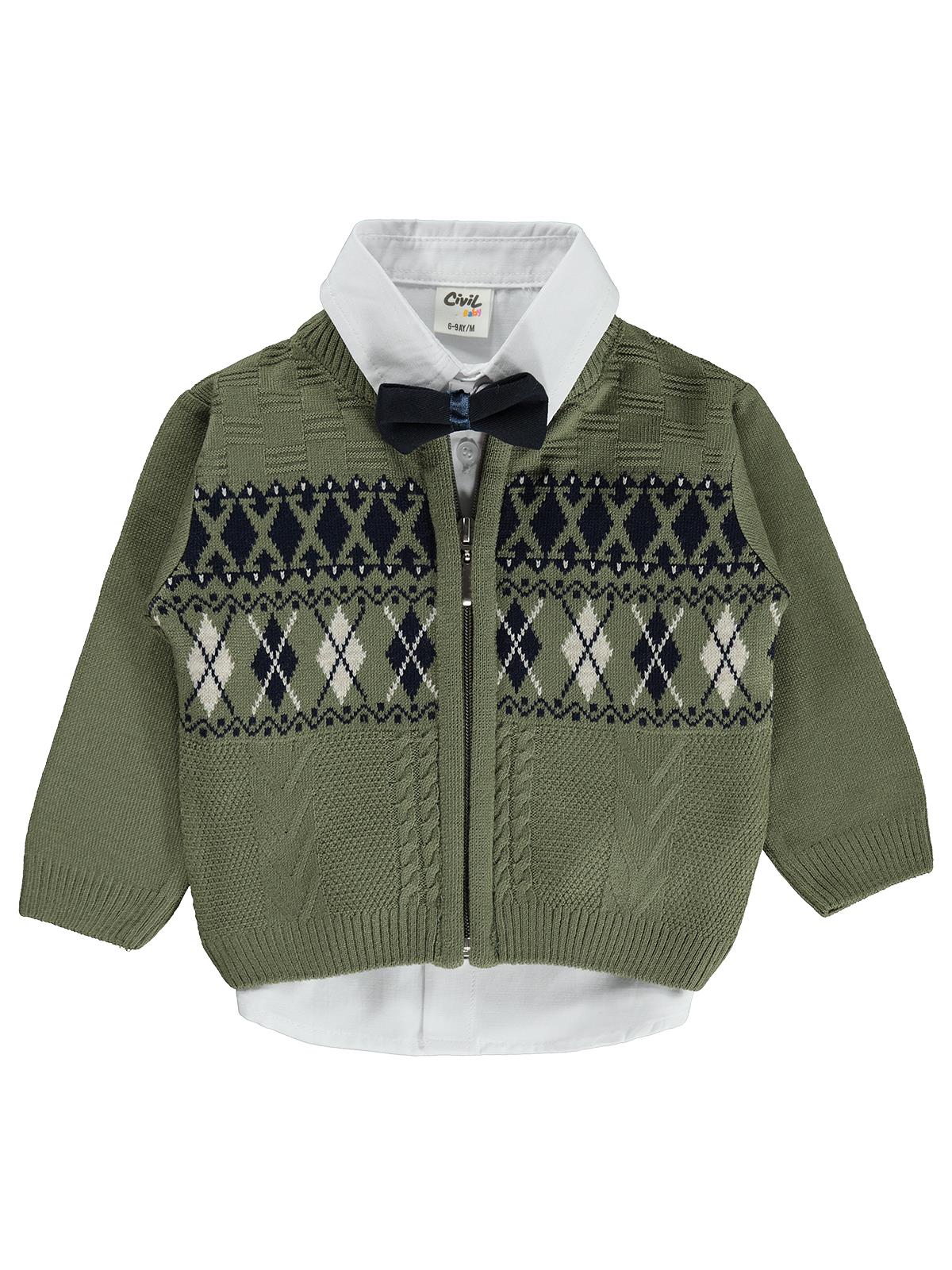 Civil Baby Desenli 6-18 Ay Takım - Haki