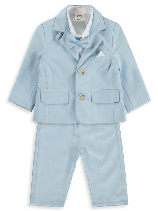 Civil Baby Papyonlu 6-18 Ay Takım - Mavi