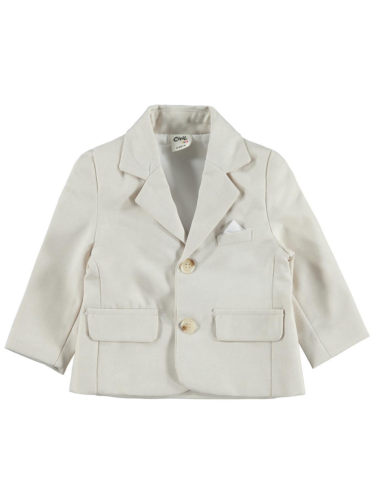 Civil Baby Papyonlu 6-18 Ay Takım - Bej